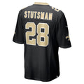CAdoa NO.Saints #28 Danny Stutsman Black Team Game Jersey