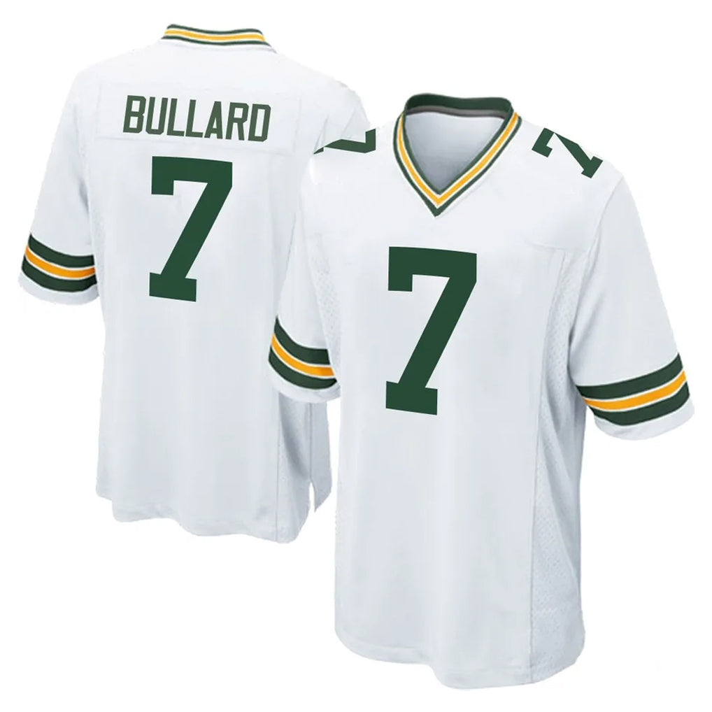 GB.Packers #7 Javon Bullard Player White Home Game CAdoa Stitched Jerseys