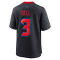 CAdoa H.Texans #3 Tank Dell Navy 2nd Alternate Game Jersey