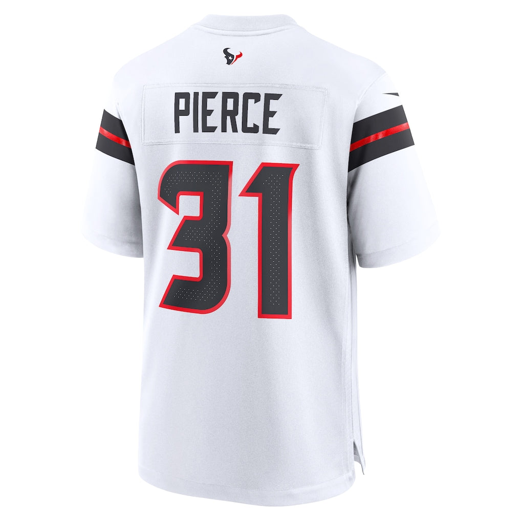 CAdoa H.Texans #31 Dameon Pierce White Game Jersey