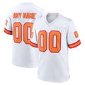 Custom TB.Buccaneers White '76 Home Game Any Name & Numbers CAdoa Stitched Jerseys