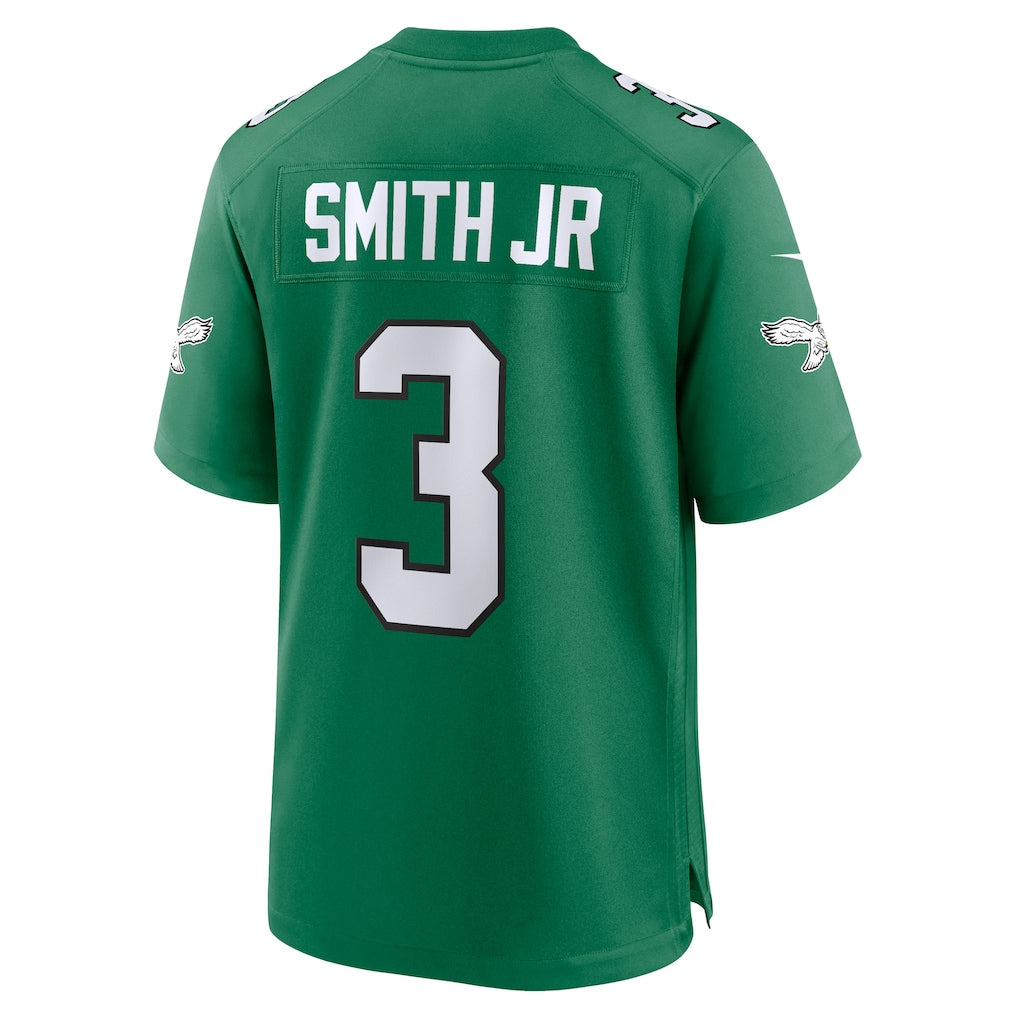 CAdoa P.Eagles #3 Nolan Smith Kelly Green Alternate Game Jersey