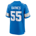 CAdoa D.Lions #55 Derrick Barnes Blue Team Game Jersey
