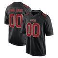 Custom SF.49ers Black Fashion Home Game Any Name & Numbers CAdoa Stitched Jerseys