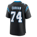 CAdoa C.Panthers #74 Jake Curhan Black Team Game Jersey