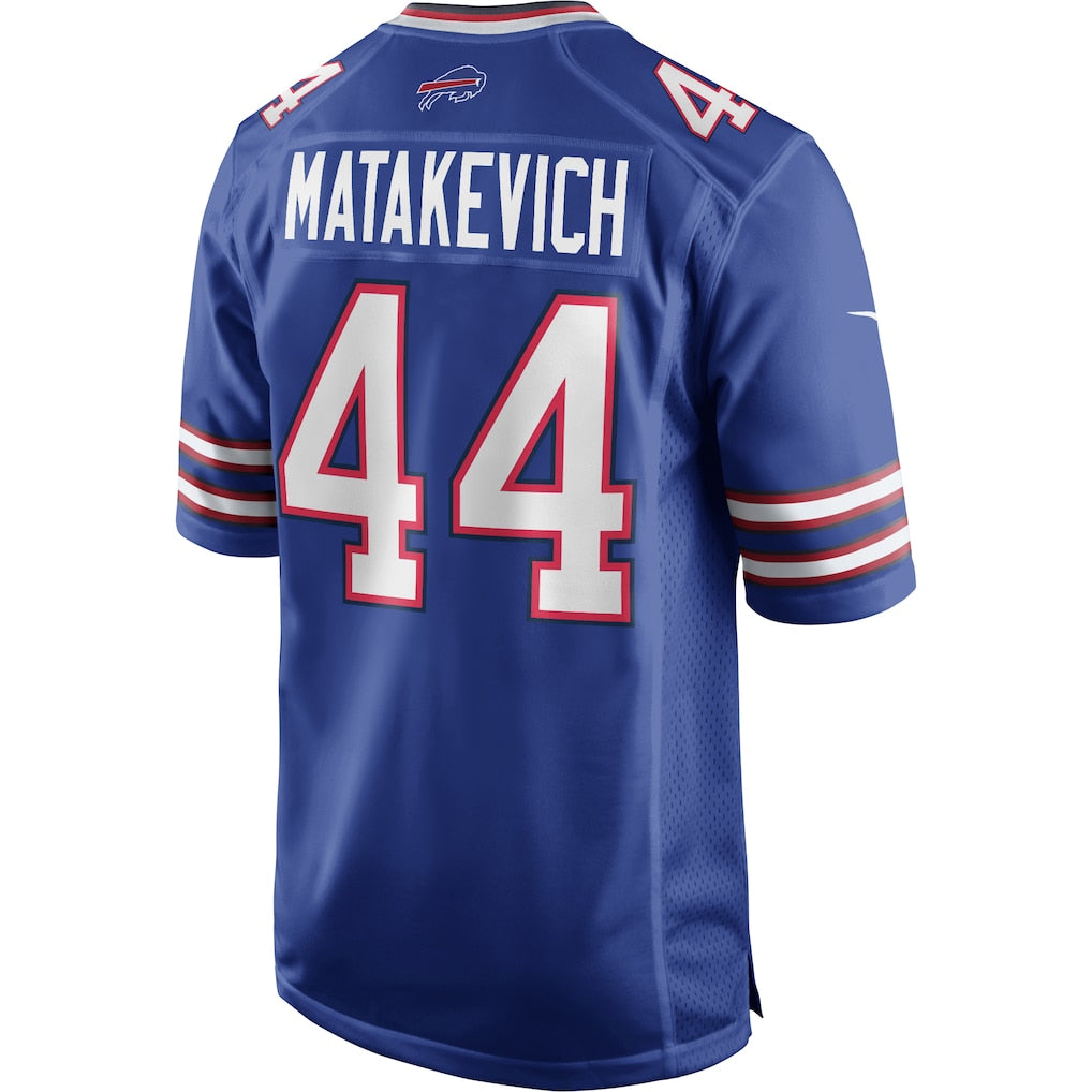CAdoa B.Bills #44 Tyler Matakevich Royal Team Game Jersey