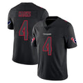 H.Texans #4 Woody Marks Player Black Impact Limited Game CAdoa Stitched Jerseys