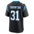 CAdoa C.Panthers #31 Corey Thornton Black Team Game Jersey