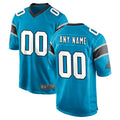 Custom C.Panthers Blue Game Any Name & Numbers CAdoa Stitched Jerseys