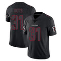A.Falcons #31 Xavier Watts Player Black Impact Limited Game CAdoa Stitched Jerseys
