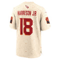 A.Cardinals #18 Marvin Harrison Jr. Player Cream Rivalries Collection Game beagls Stitched Jerseys