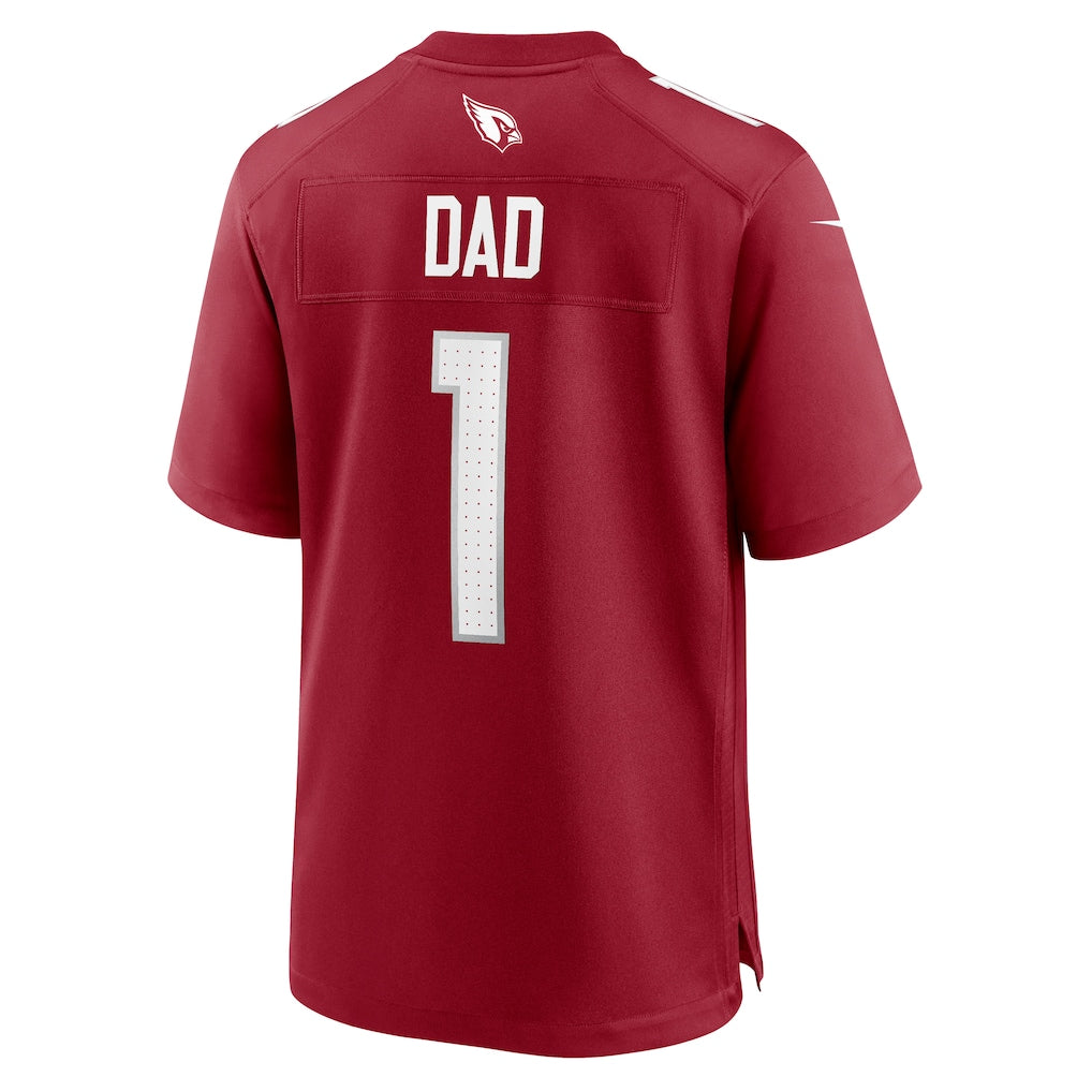 CAdoa A.Cardinals #1 Dad Cardinal Team Game Jersey