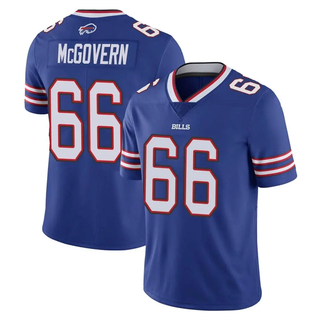 B.Bills #66 Connor McGovern Player Royal Vapor Untouchable Limited CAdoa Stitched Jerseys