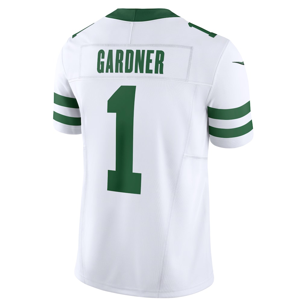 CAdoa NY.Jets #1 Ahmad Sauce Gardner Legacy White Vapor F.U.S.E. Limited Jersey