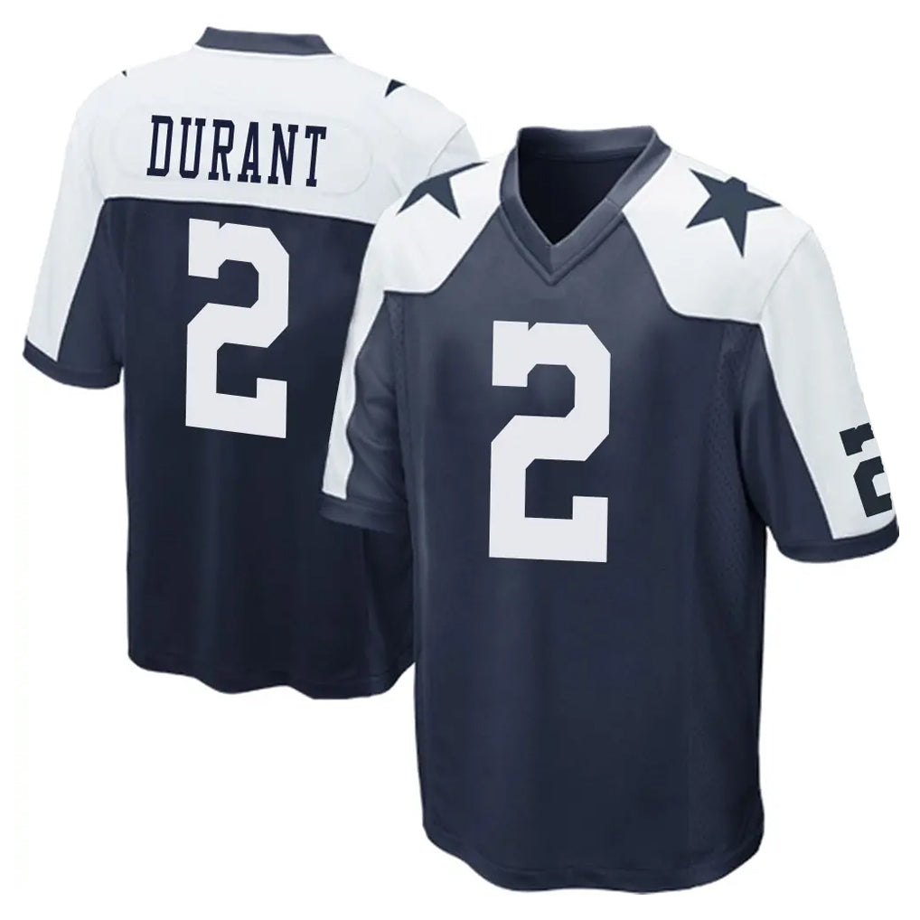D.Cowboys #2 Cobie Durant Player Navy-White Alternate Home Game CAdoa Stitched Jerseys