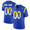 Custom LA.Rams Royal Limited Vapor Untouchable Home Game Any Name & Numbers CAdoa Stitched Jerseys