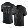 Custom LV.Raiders Black Reflective Limited Game Any Name & Numbers CAdoa Stitched Jerseys