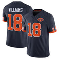 C.Bears #18 Caleb Williams Player Navy Limited 2026 Rivalries Collection Home Game CAdoa Stitched Jerseys