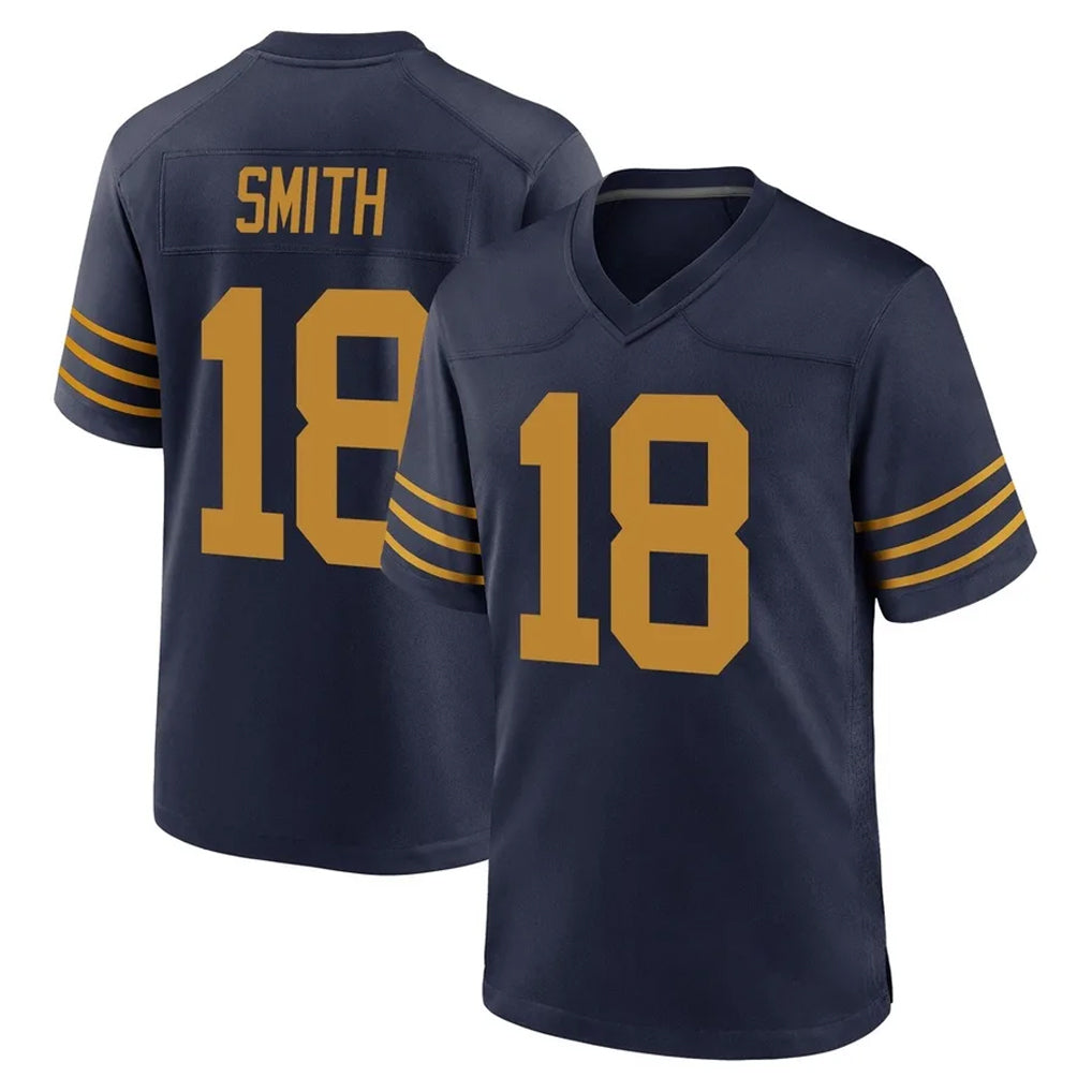 GB.Packers #18 Jonnu Smith Player Navy The 1923 Classic Home Game CAdoa Stitched Jerseys