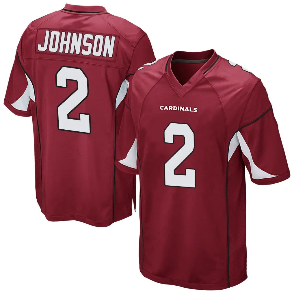 A.Cardinals #2 Will Johnson Player Cardinal Home Game beagls Stitched Jerseys
