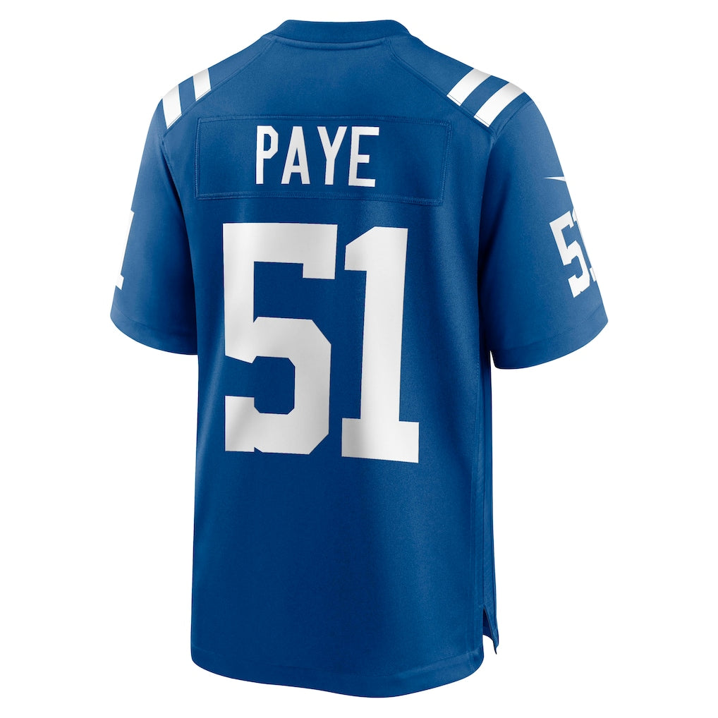 CAdoa IN.Colts #51 Kwity Paye Royal Game Jersey