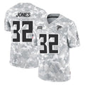 A.Falcons #32 Cash Jones Player Camo Salute to Service Limited CAdoa Stitched Jerseys