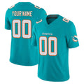Custom M.Dolphins Aqua Limited Vapor F.U.S.E. Home Game Any Name & Numbers CAdoa Stitched Jerseys
