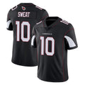 A.Cardinals #10 Josh Sweat Player Black Vapor Limited Home Game CAdoa Stitched Jerseys