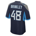 CAdoa T.Titans #48 Beau Brinkley Navy Game Jersey