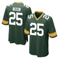 GB.Packers #25 Keisean Nixon Player Green Home Game CAdoa Stitched Jerseys