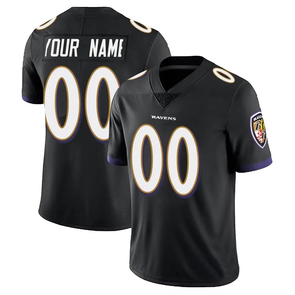 Custom B.Ravens Black Vapor F.U.S.E. Limited Any Name & Numbers CAdoa Stitched Jerseys