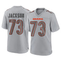 C.Bears #73 Jonah Jackson Player Gray Atmosphere Fashion Game CAdoa Stitched Jerseys