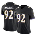 B.Ravens #92 Nnamdi Madubuike Player Black Vapor F.U.S.E. Limited CAdoa Stitched Jerseys