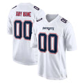 Custom NE.Patriots White Fashion Limited Home Game Any Name & Numbers CAdoa Stitched Jerseys