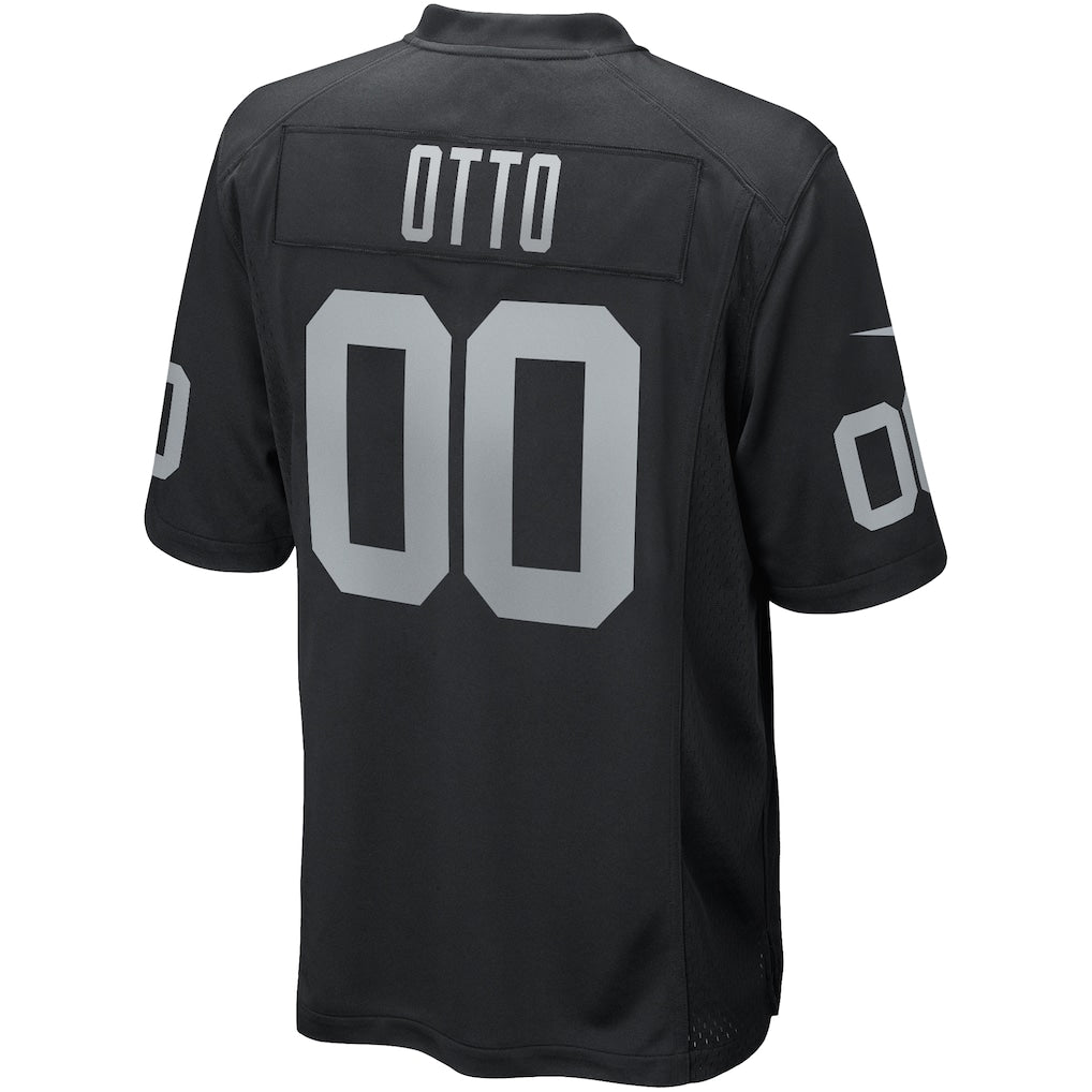 CAdoa LV.Raiders #0 Jim Otto Black Game Retired Player Jersey