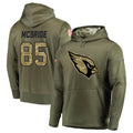 A.Cardinals #85 Trey McBride Player Olive Salute to Service Limited Hoodies beagls Stitched Jerseys