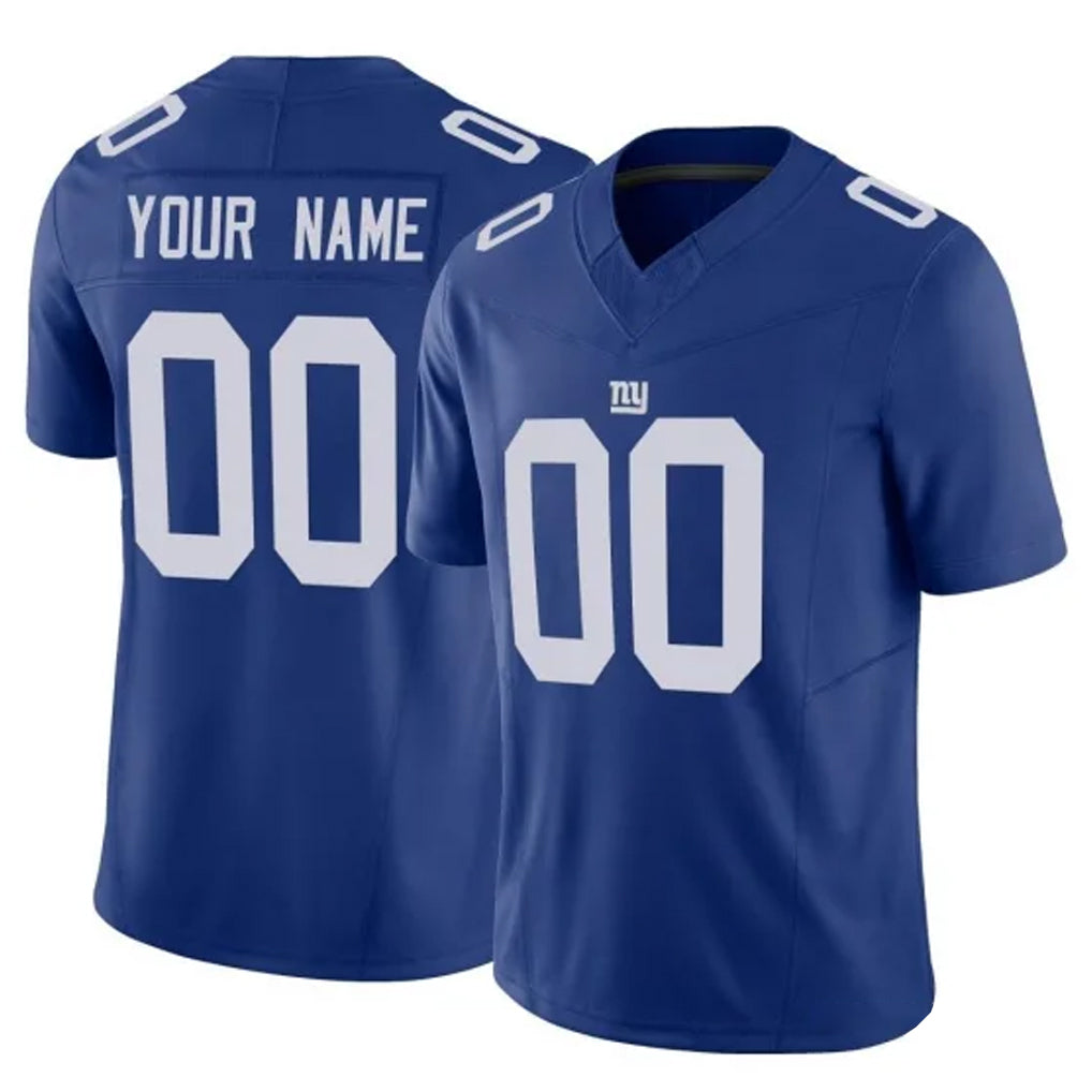 Custom NY.Giants Royal Limited Vapor F.U.S.E. Home Game Any Name & Numbers CAdoa Stitched Jerseys