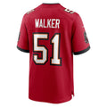 CAdoa TB.Buccaneers #51 David Walker Red Team Game Jersey