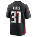 CAdoa A.Falcons #31 Xavier Watts Black Team Game Jersey