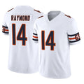 C.Bears #14 Kalif Raymond Player White Vapor F.U.S.E. Limited Home Game CAdoa Stitched Jerseys