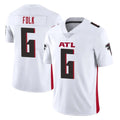 A.Falcons #6 Nick Folk Player White Vapor Untouchable Limited Home Game CAdoa Stitched Jerseys