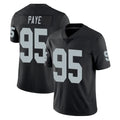 LV.Raiders #95 Kwity Paye Player Black Limited Vapor Untouchable Home Game Stitched Jerseys