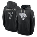 J.Jaguars #7 Brian Thomas Jr. Player 2026 Black Logo Pullover Hoodies Limited Game CAdoa Stitched Jerseys